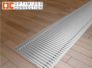 PKIOC floor convector heating / cooling